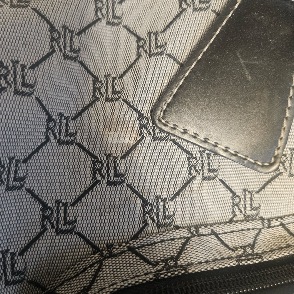 Ralph Lauren Black and Gray Monogram Travel Bag Set - Picture 7 of 12